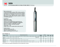 HOJA TECNICA Linea SUB4
