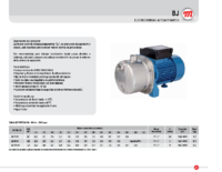 HOJA TECNICA Modelo BJ